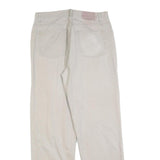 CALVIN KLEIN JEANS Mens Cotton Blend Beige Relaxed Straight Trousers W34 L32
