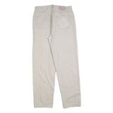 CALVIN KLEIN JEANS Mens Cotton Blend Beige Relaxed Straight Trousers W34 L32