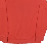 ADIDAS Mens Red Cotton Blend Crew Neck Sweatshirt S Casual