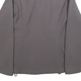 COLUMBIA Womens Grey Jacket S Polyester Blend Plain Lightweight Zip Up Outdoor