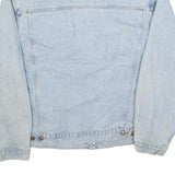 Mens Light Blue Denim Cotton Button Jacket XL Casual Vintage Style