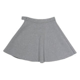 COS Womens Grey Flare Cotton Blend Skirt S Lightweight Soft Comfortable