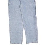 BLACK ICON Mens Jeans Blue Relaxed Straight Denim Light W30 L30 Casual Workwear