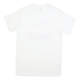 GILDAN Womens White Kent City Eagles Girls Basketball T-Shirt M Short Sleeve