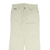 LEE COOPER Mens Cotton Blend Regular Beige Trousers W32 L27 Zip Pocket