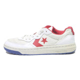 CONVERSE Pro Leather Mens Low Top Trainers White & Red Leather UK 7 Casual