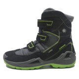 LOWA Mens Winter Hiking Boots Black & Green Synthetic UK 5.5 Outdoor Gore-Tex