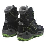LOWA Mens Winter Hiking Boots Black & Green Synthetic UK 5.5 Outdoor Gore-Tex