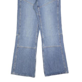 CROSSBALL Mens Jeans Blue Relaxed Straight Denim Rinse W34 L33 Streetwear