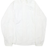 FILA Womens White 2XL Jacket Polyester Blend Plain Zip Closure Lightweight