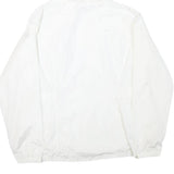 FILA Womens White 2XL Jacket Polyester Blend Plain Zip Closure Lightweight