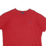 POLO RALPH LAUREN Mens Red Pocket T-Shirt XL Short Sleeve Crew Neck Casual