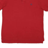 CHAPS Mens Red Short Sleeve Plain XL Polo Shirt Cotton Blend Classic