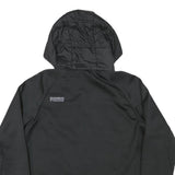 PUMA Womens Black Zip Hooded Casual Jacket UK 14 Polyester Blend Plain