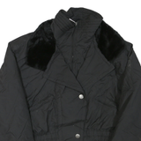 HEAD SKIWEAR Womens Black Ski Jacket S Polyester Blend Woven Plain Relaxed Fit