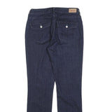 LEVI'S 525 Womens Jeans Blue Regular Straight Denim Raw W28 L30