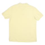 CHAPS Mens Yellow Short Sleeve Plain L Classic Cotton Blend Polo Shirt