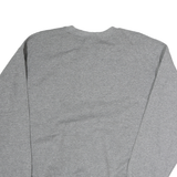 GILDAN Womens Grey Indiana Crew Neck L Cotton Sweatshirt Pullover Casual