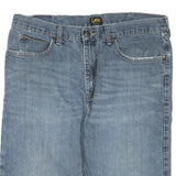 LEE Mens Denim Blue Shorts L W36 Casual Cotton Blend Summer