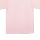 TOPS TOO Mens Pink Short Sleeve Plain XL Cotton Blend Polo Shirt Casual Wear