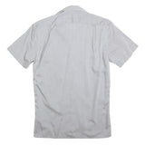 ENGELBERT STRAUSS Mens Grey Work Shirt S Manuel Bongni Logo Cotton Blend