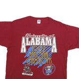 RUSSELL ATHLETIC Mens Red University Of Alabama 1992 National Champions T-Shirt