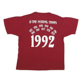 RUSSELL ATHLETIC Mens Red University Of Alabama 1992 National Champions T-Shirt