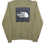 THE NORTH FACE Mens Green Hoodie S Cotton Blend Pullover Casual Wear