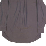 NAUTICA Mens Grey Button-Down Shirt L Cotton Blend Long Sleeve Casual Smart