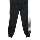 ADIDAS Womens Joggers Black & White Slim Tapered UK 6 W24 L29 Sportswear