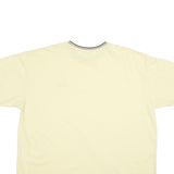 SLAZENGER Mens Cream & Grey T-Shirt 4XL Short Sleeve Crew Neck Cotton Casual