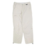 SCHOFFEL Womens Regular Beige Polyester Blend Zip Trousers W32 L30 Outdoor