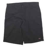 DICKIES Mens Black Casual Cotton Blend Shorts XL W38 Workwear Utility