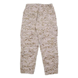 PROPPER INTERNATIONAL Mens Synthetic Beige & Brown Regular Button Cargo Trousers