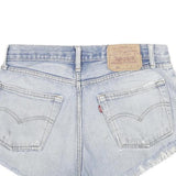 LEVI'S Womens Denim Blue Cut-Off Shorts L W32 Casual Summer Style
