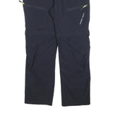 WEATHER REPORT Womens Polyester Blend Navy Blue Regular Fit Straight Leg