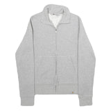 CARHARTT Womens Grey Zip Fleece Jacket XS Cotton Blend Casual Everyday Wear