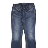SILVER Womens Jeans Blue Regular Bootcut Denim Medium W30 L32 Stylish Comfort