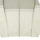 CAPITANO Mens Beige & Cream Zip Jacket M Cotton Blend Plain Casual