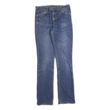 LEVI'S 595 88 Mens Jeans Blue Regular Straight Denim Medium W32 L32 Zip Cotton