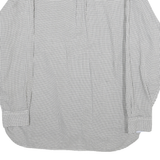 TOMMY HILFIGER Mens White & Black Check Shirt XL Cotton Long Sleeve Casual