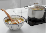 Anygleam Natural Superba 2pcs Wooden Spoon Soup Kitchen Tableware