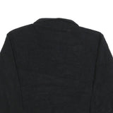 CHAMPION Womens Black Plain Pullover Jumper Crew Neck XL Fleece Casual Warm