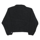 CHAMPION Womens Black Plain Pullover Jumper Crew Neck XL Fleece Casual Warm