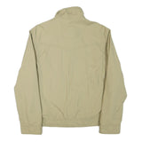 TIMBERLAND Mens Beige Jacket M Polyester Blend Plain Zip Casual Outdoor Wear