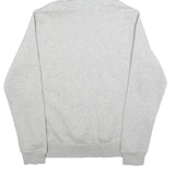 NIKE Mens Grey Pullover Hoodie M Cotton Classic Swoosh Sportswear Casual