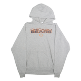 NFL Mens Grey Chicago Bears Hoodie L Cotton Blend Pullover Casual Top