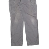CARHARTT Mens Cotton Blend Grey Relaxed Fit Straight Trousers W36 L34 Workwear