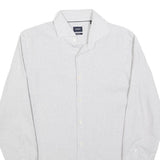 JOOP! Mens White Slim Fit Shirt M Cotton Blend Smart Casual Office