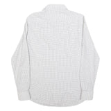 JOOP! Mens White Slim Fit Shirt M Cotton Blend Smart Casual Office